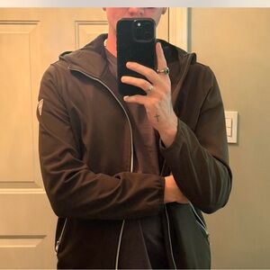 Guess Dark Olive Hooded Jacket